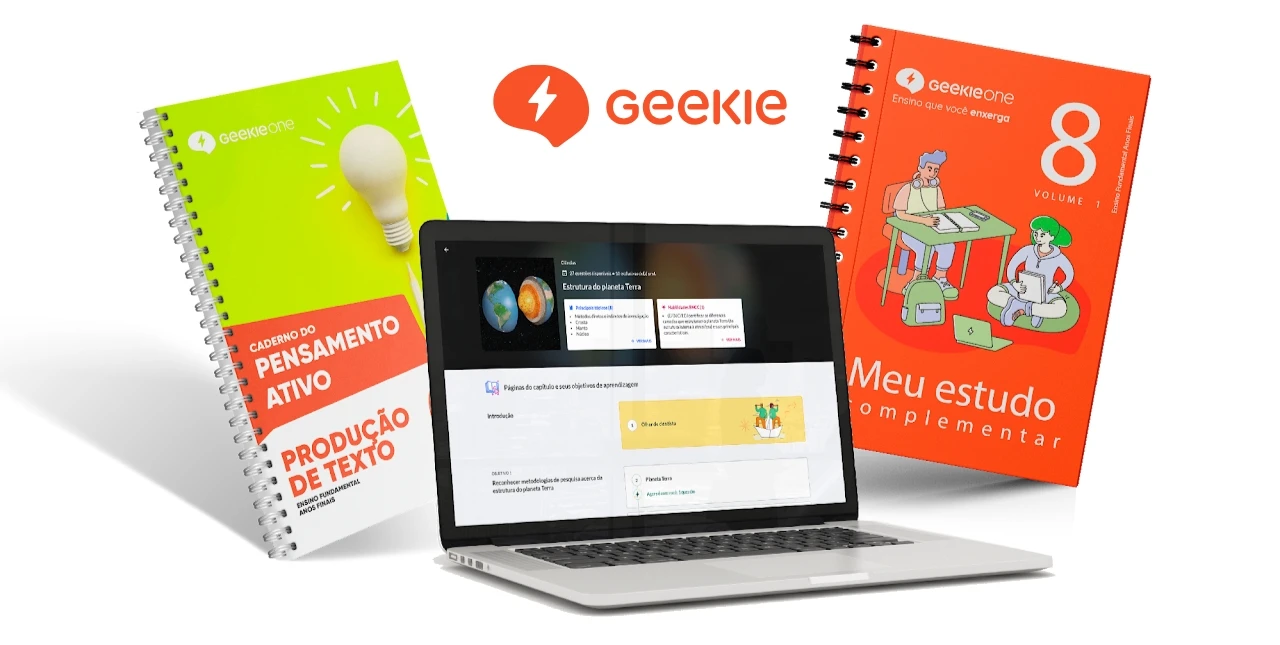 Geekie One – livros digitais, trilhas e dados de aprendizagem